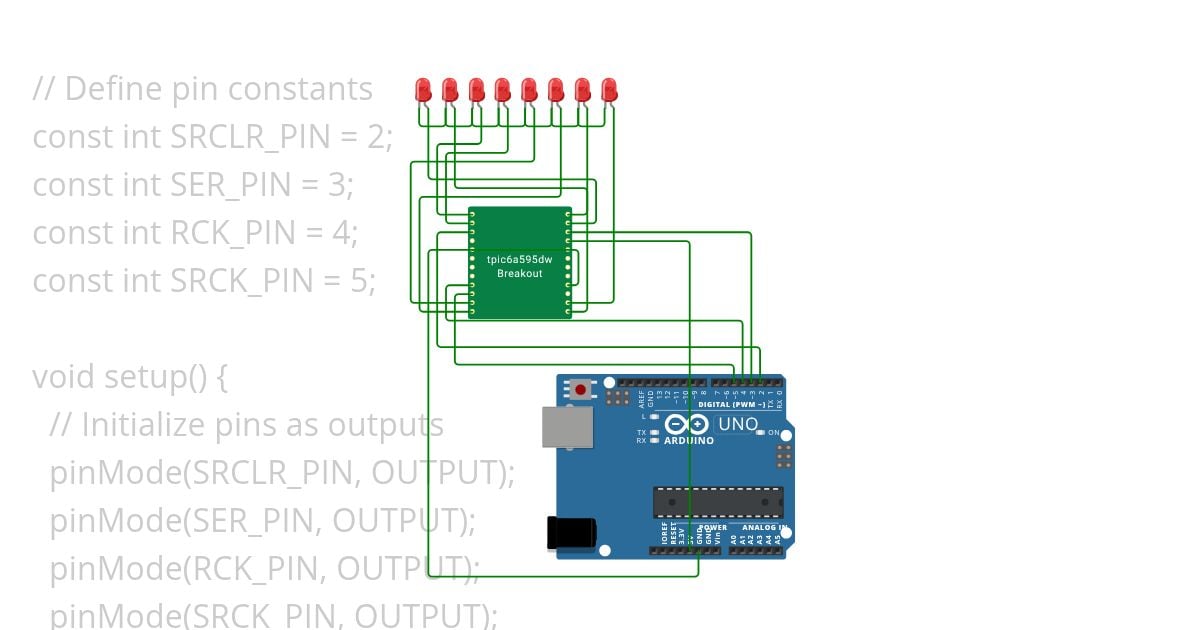 tpic6a595 simulation