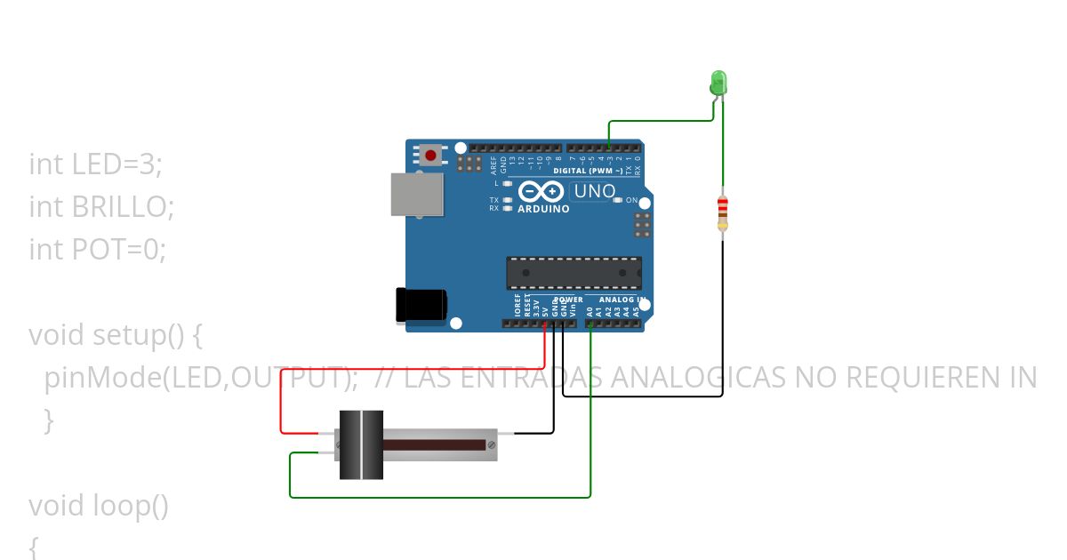 PWM  CON POTENCIOMETRO  simulation