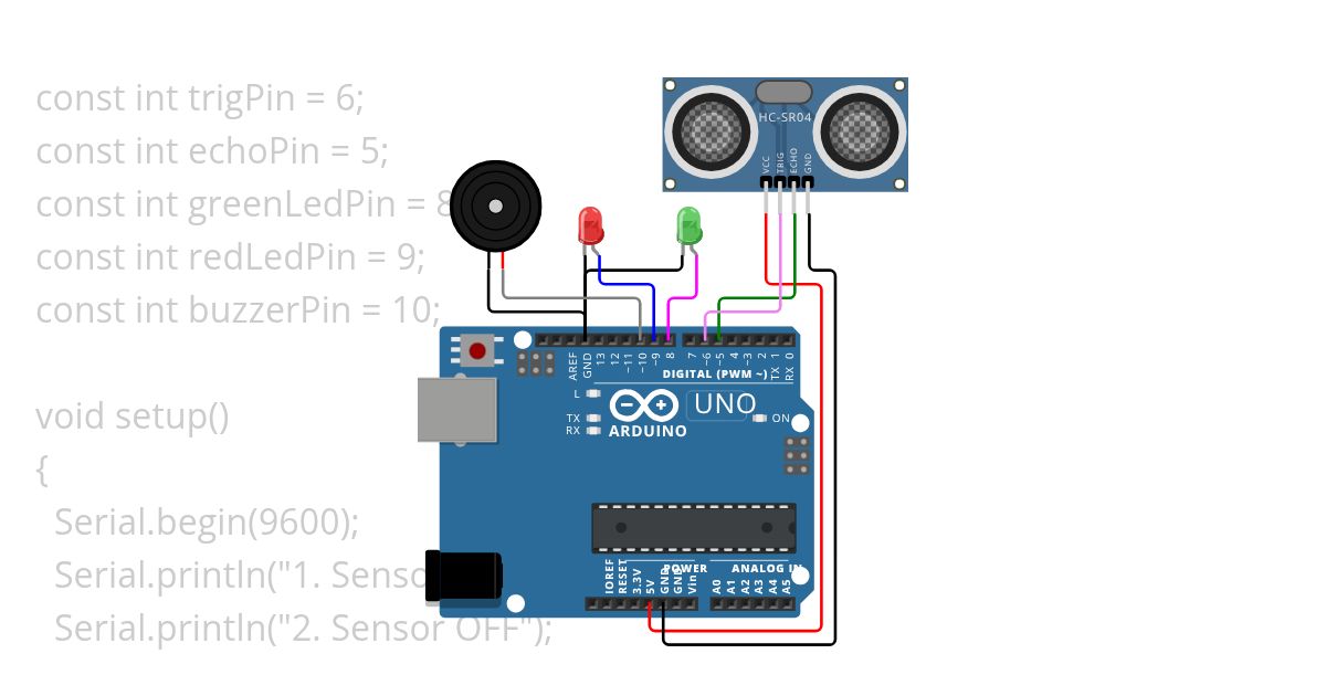 SerialMonitorUltrasonic simulation