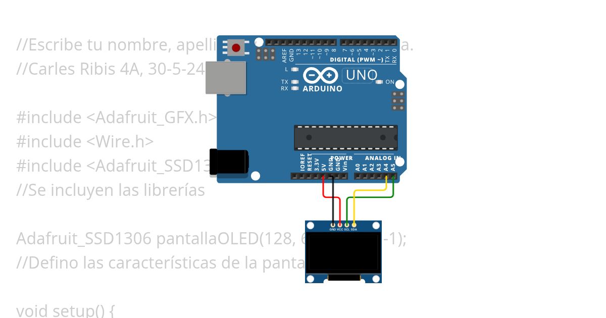 Pantalla OLED 1 simulation