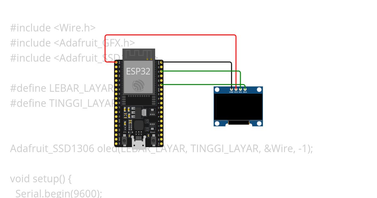 Oled esp32 simulation