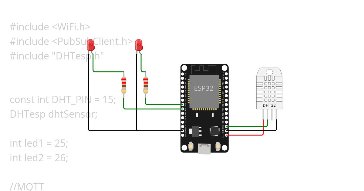 dht22 mqtt simulation
