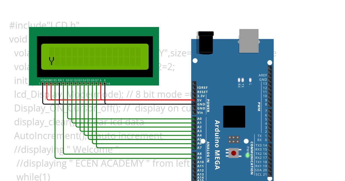 LCD problem p5 simulation