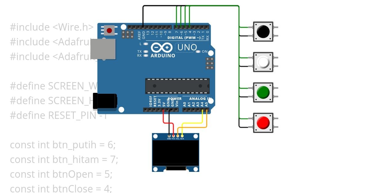 Menu oled simulation