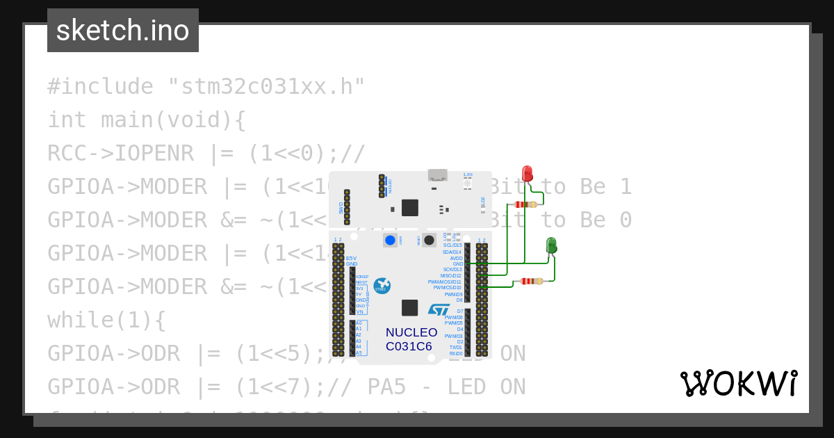 Wokwi - Online ESP32, STM32, Arduino Simulator