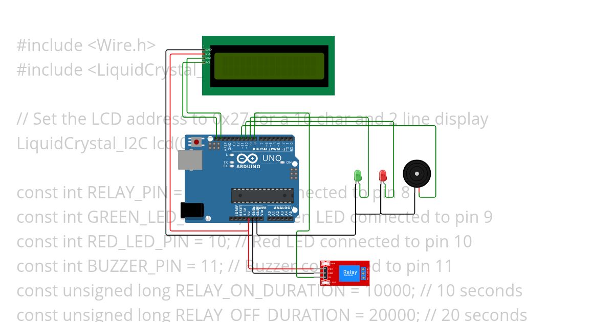 simple timer using arduino simulation