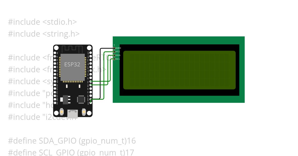 CSTEI - PROGE - LCD I²C simulation
