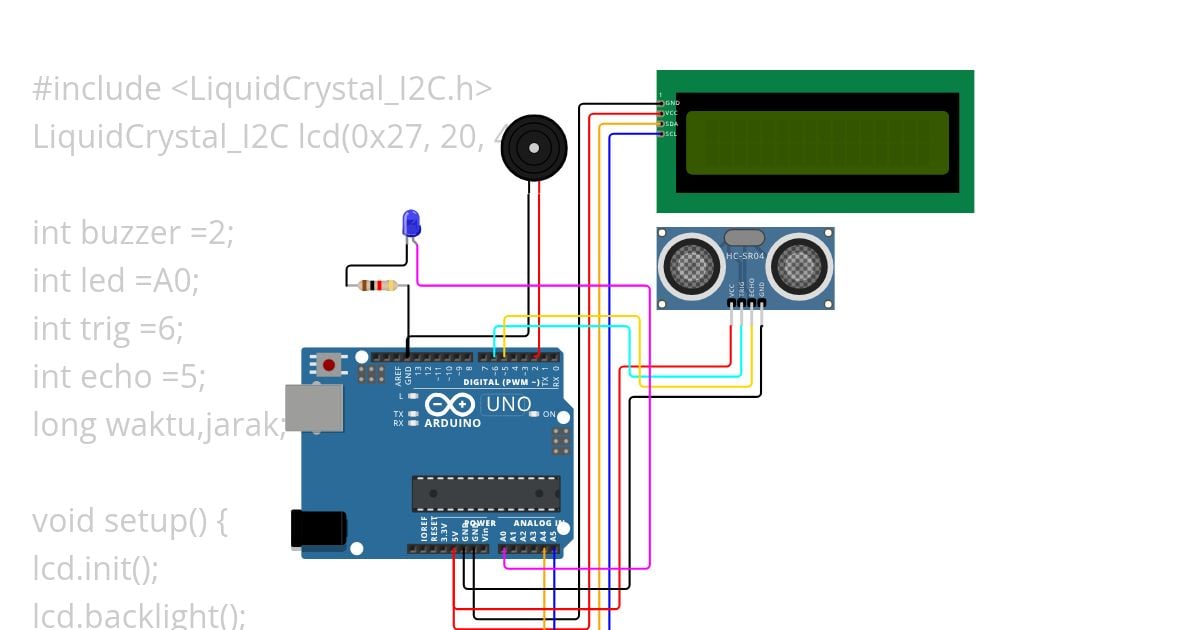 Water Level Monitor simulation