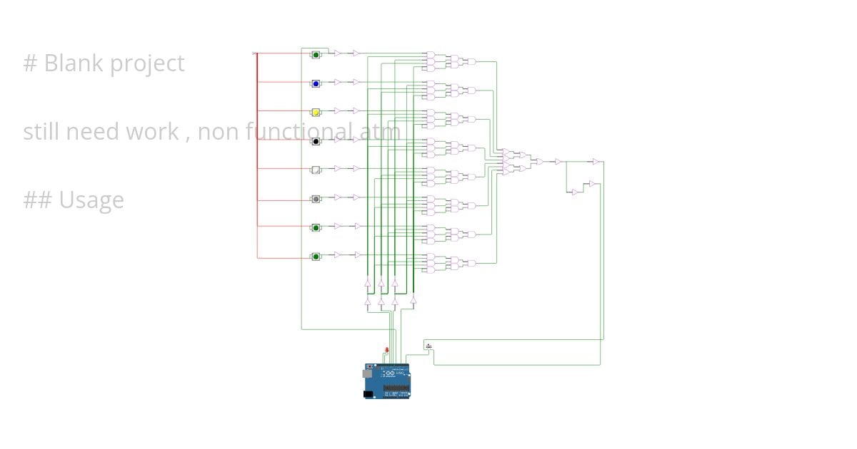 8-input Digital MUX -Logic Gates Diagram - simulation