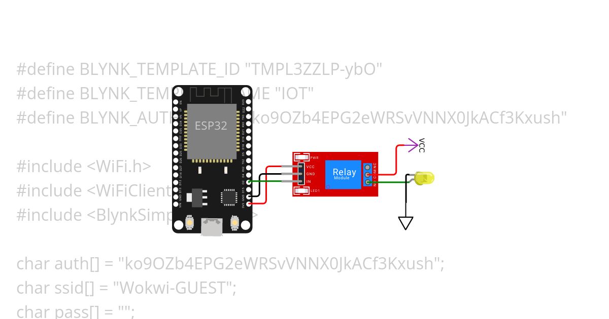 BLYNK IOT Copy simulation