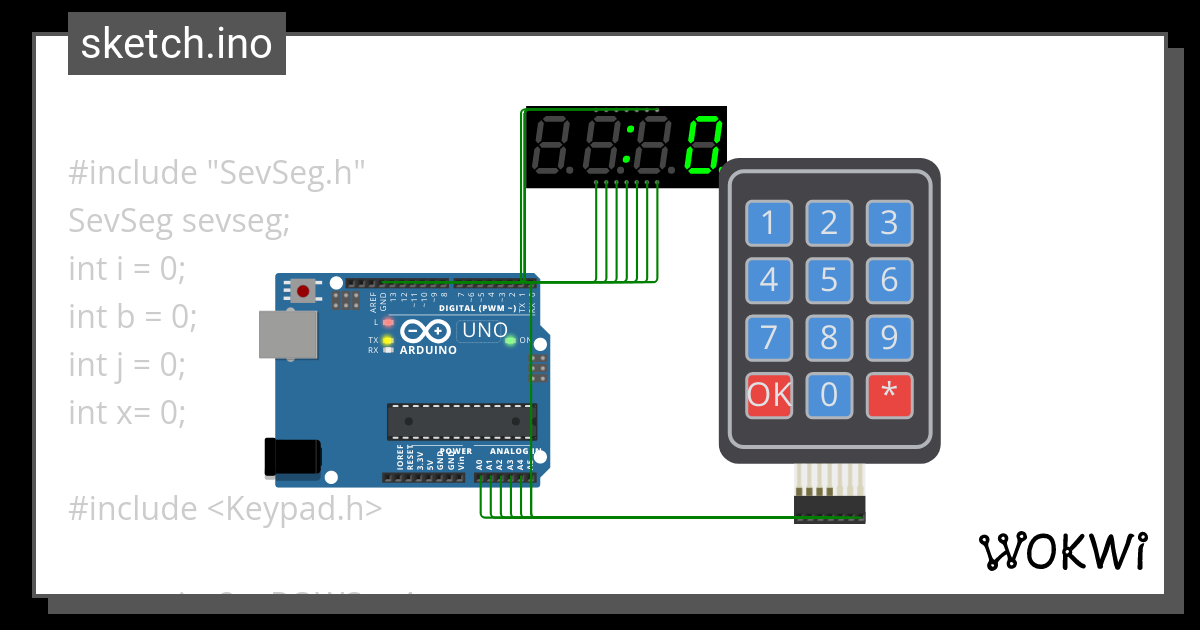 7seg Wokwi Esp32 Stm32 Arduino Simulator 8468