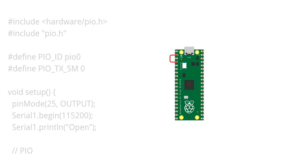 pico-pio-uart simulation