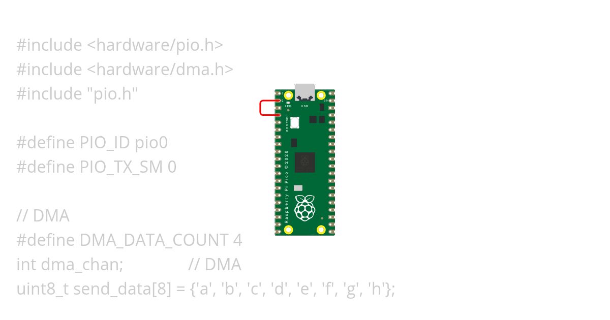 pico-pio-uart-dma simulation