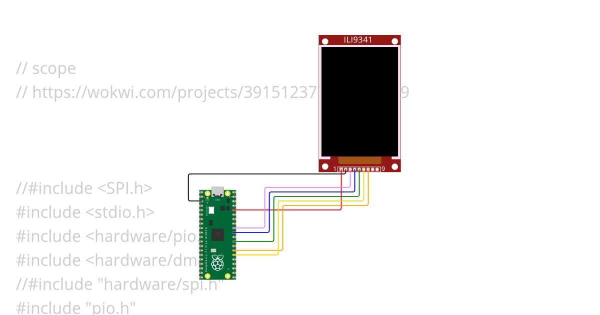 pico-pio-spi simulation