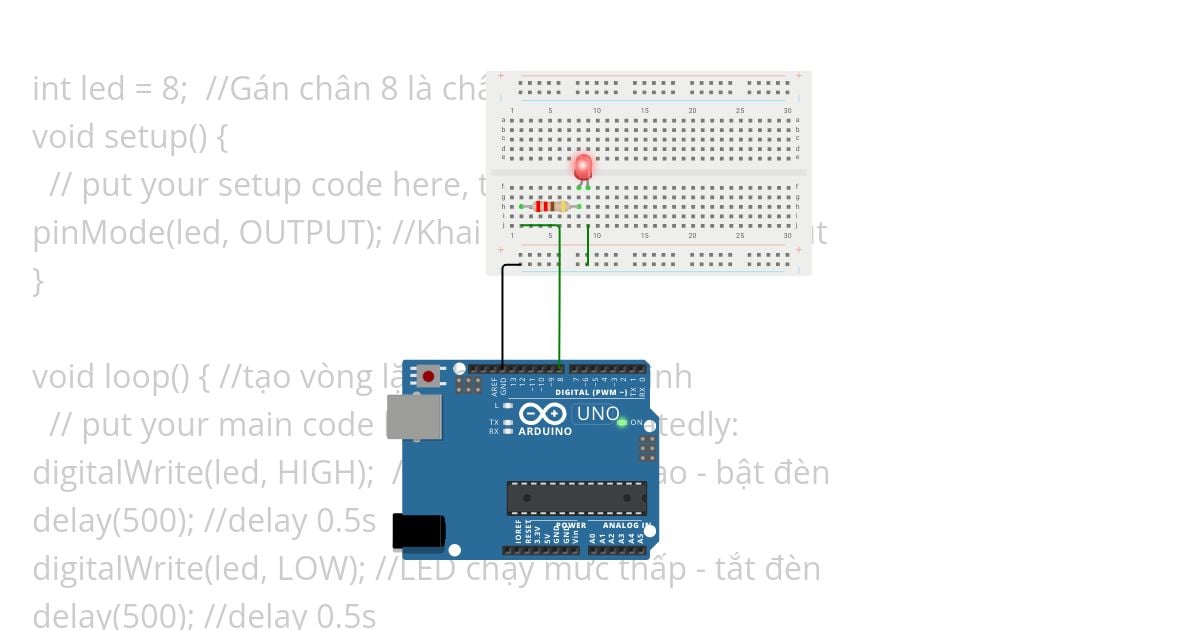 VMU_B1_HD1_Led Đơn simulation