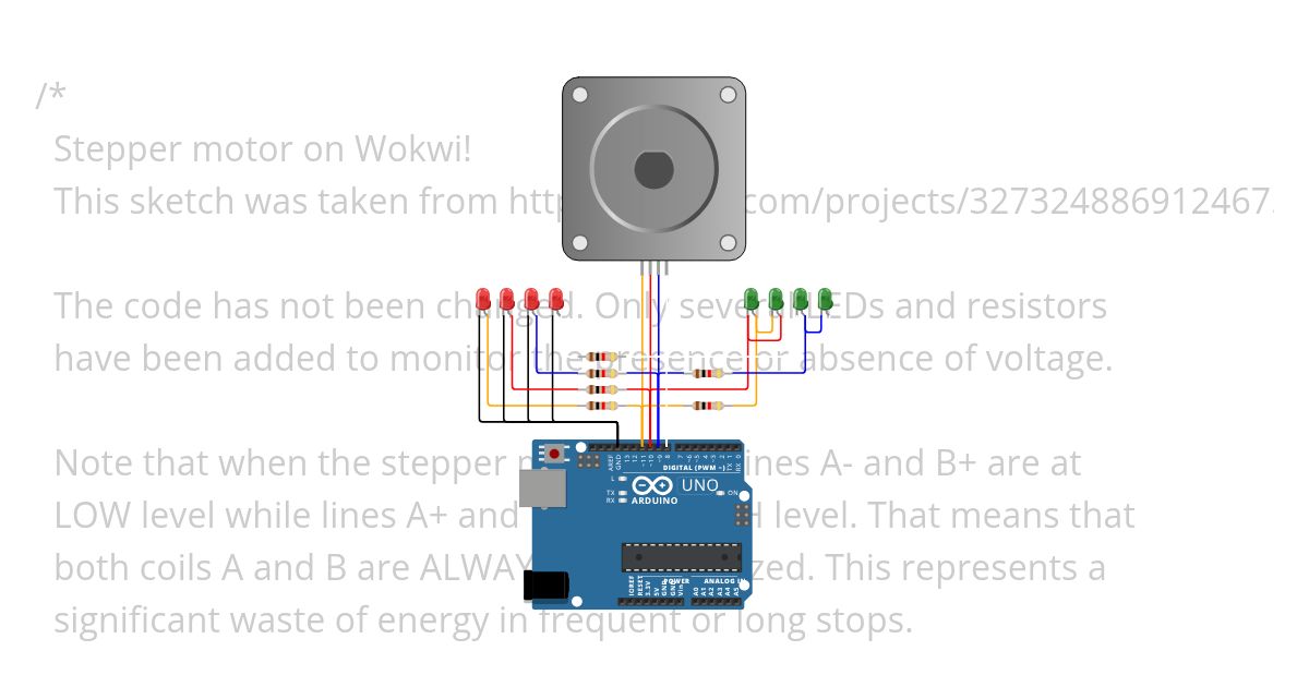 stepper-motor-example.ino by urish simulation