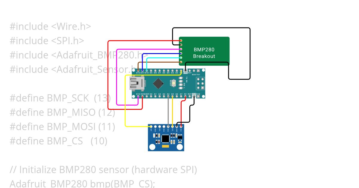 TT Arduino Nano test simulation