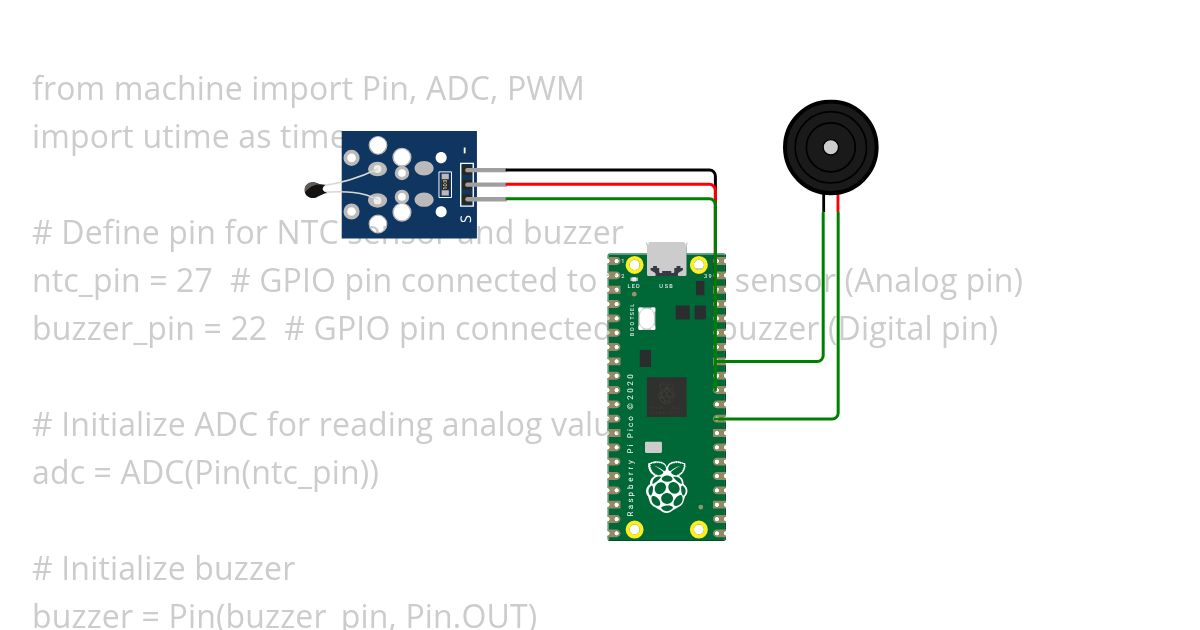 temperature alarm simulation