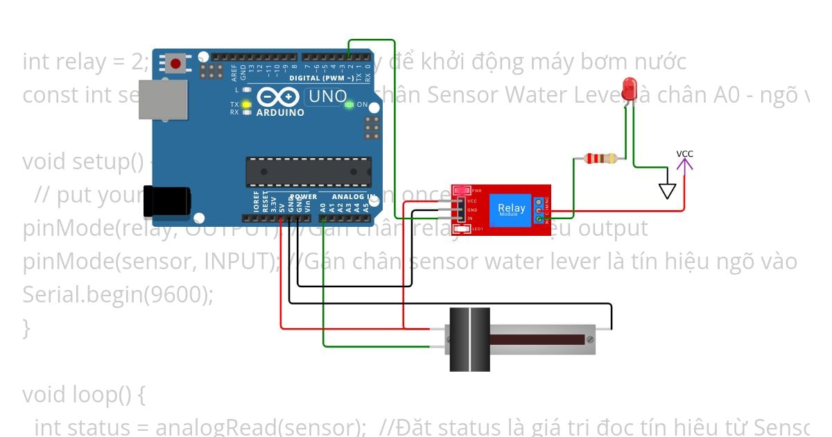 VMU_B1_BT3_Bơm nước tự động 2 level simulation