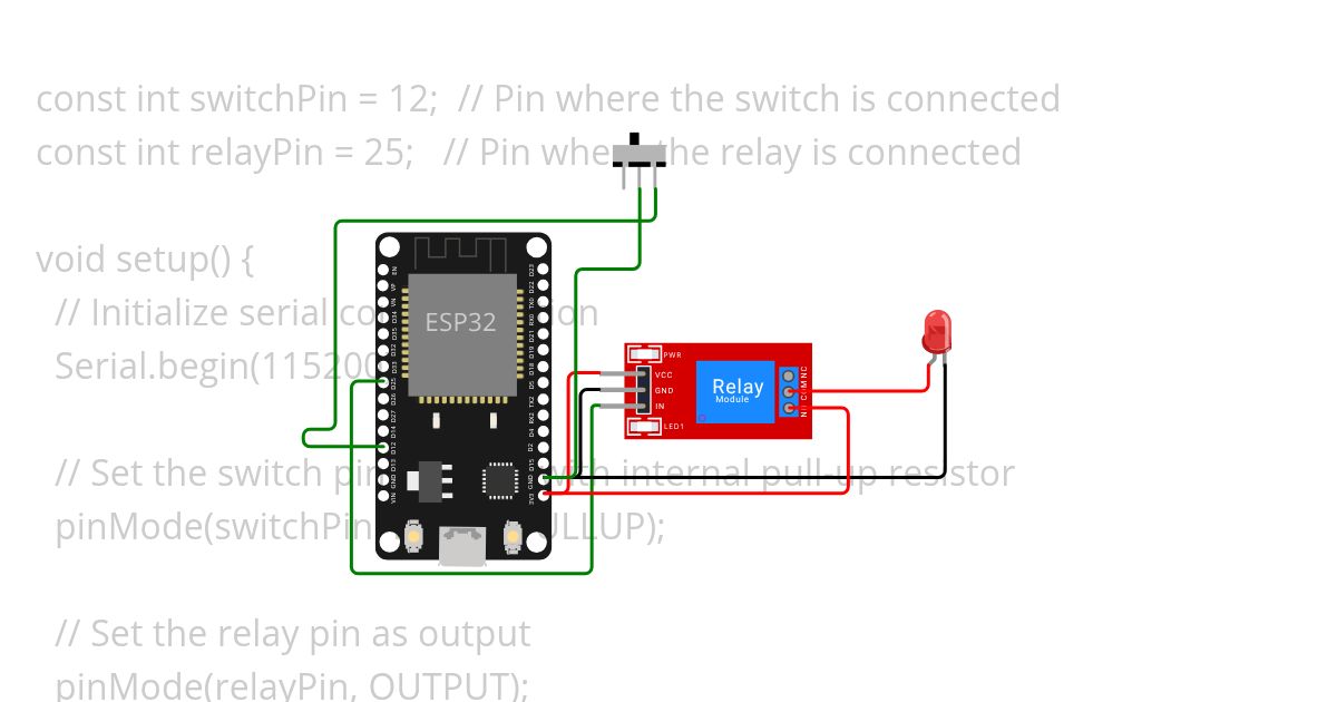 Kontrol Relay switch simulation