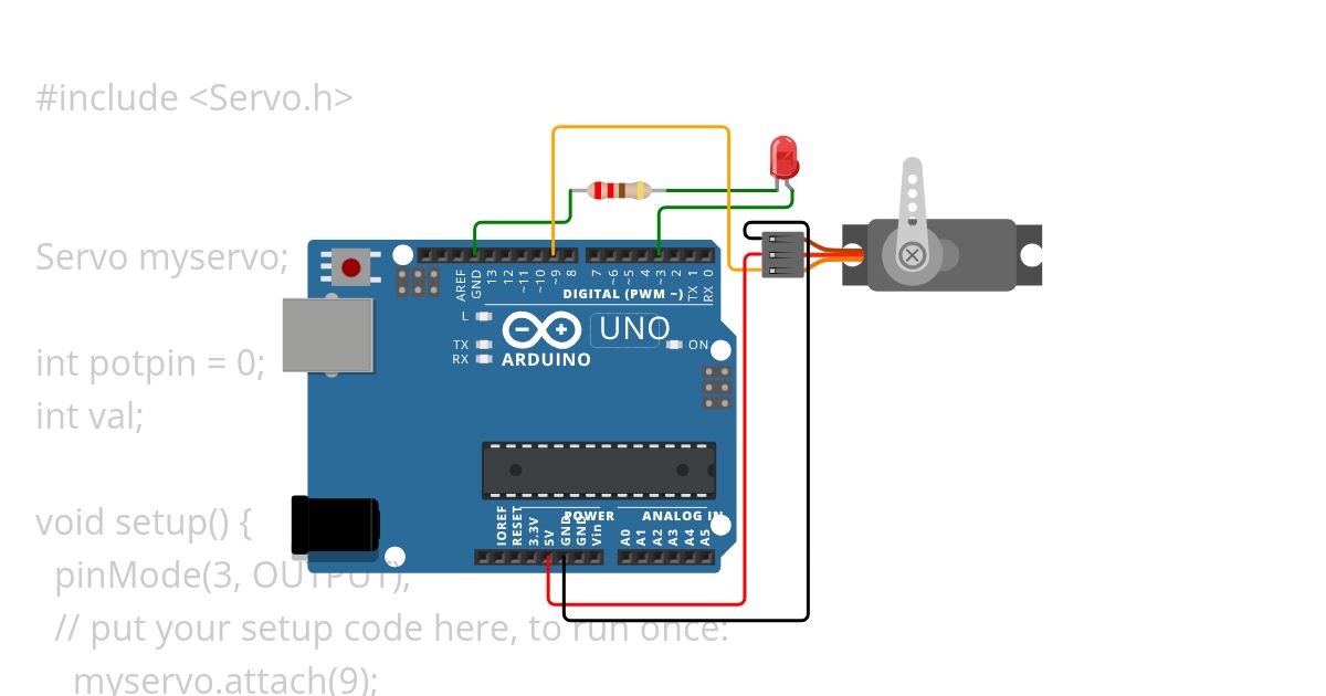 Semafor so rampa (test stage) simulation