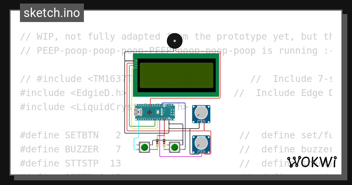 Retrognomeadvanced wokwi esp32 stm32 arduino simulator