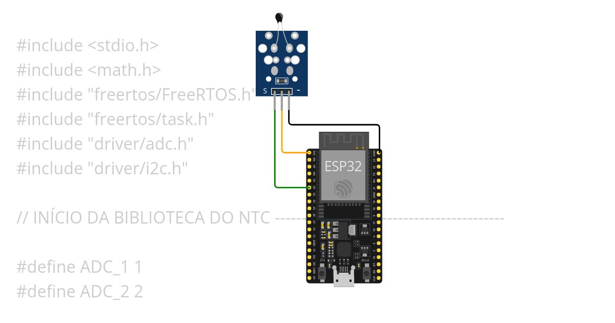 ESP-IDF NTC Demo simulation