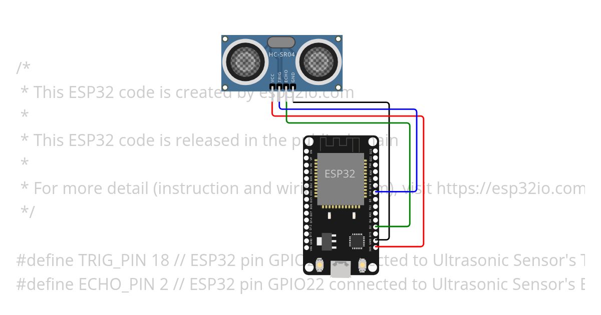 ultrasonic sensor simulation