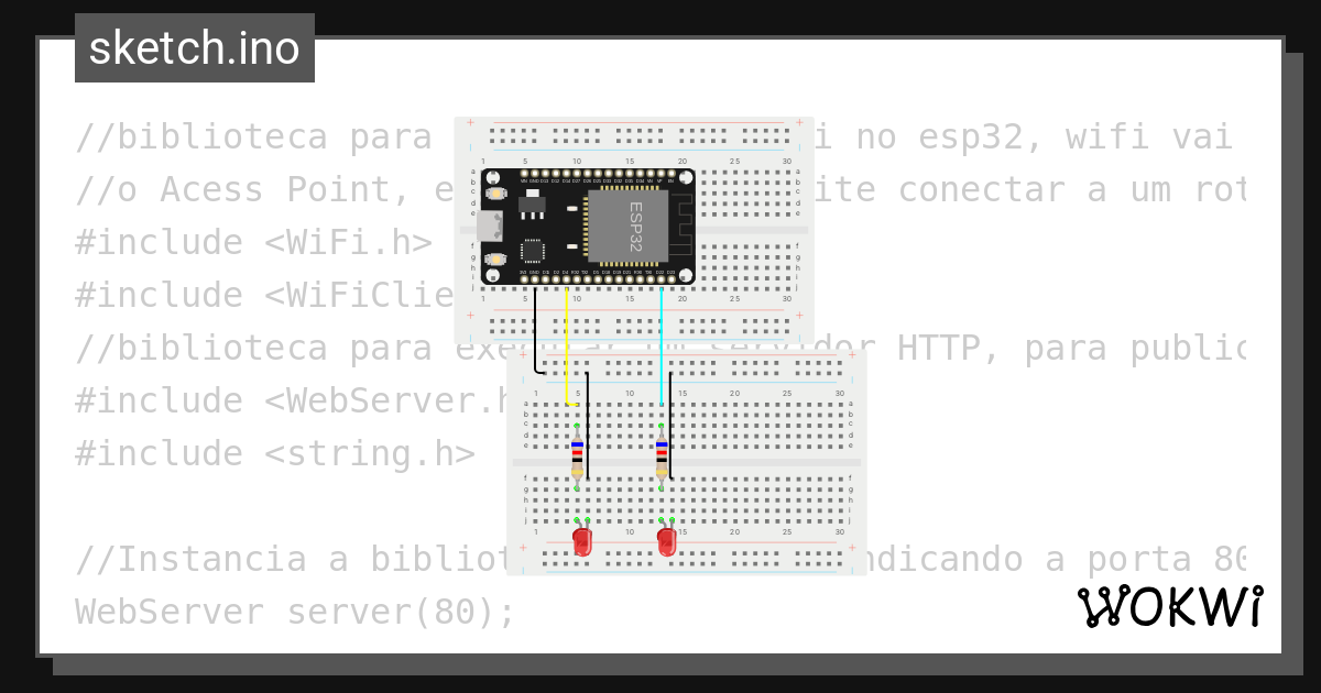 Wokwi online esp32 stm32 arduino simulator