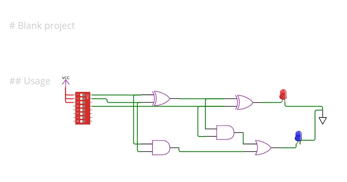 Full Adder Binary logic  simulation