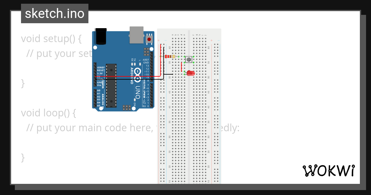 Arduino Uno Project (1) - Wokwi ESP32, STM32, Arduino Simulator