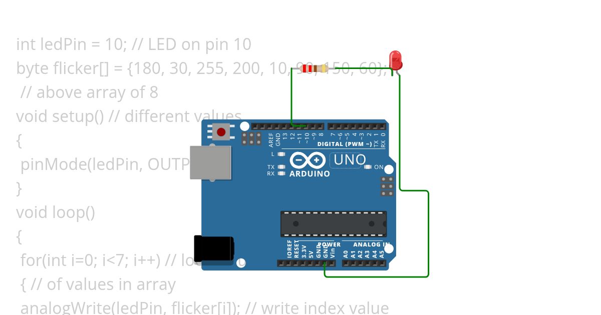 led simulation