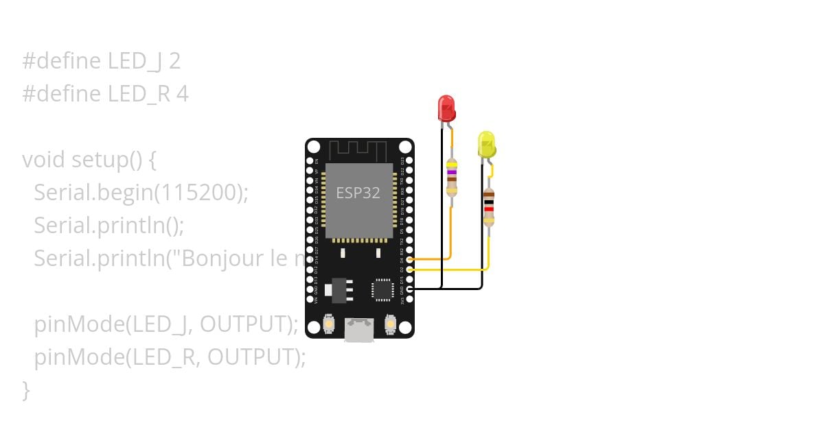 ESP32-blink simulation