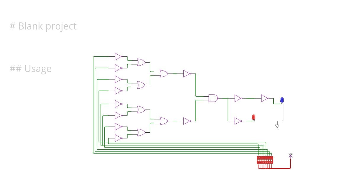 8-input NAND/AND simulation