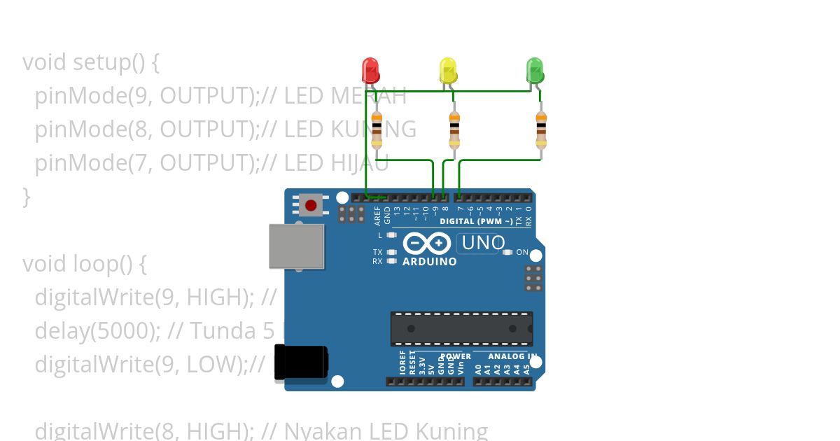 NataNyann, LED LAMPU LALU LINTAS simulation