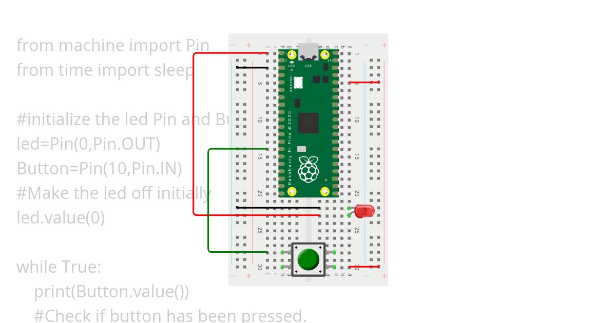 button_led simulation