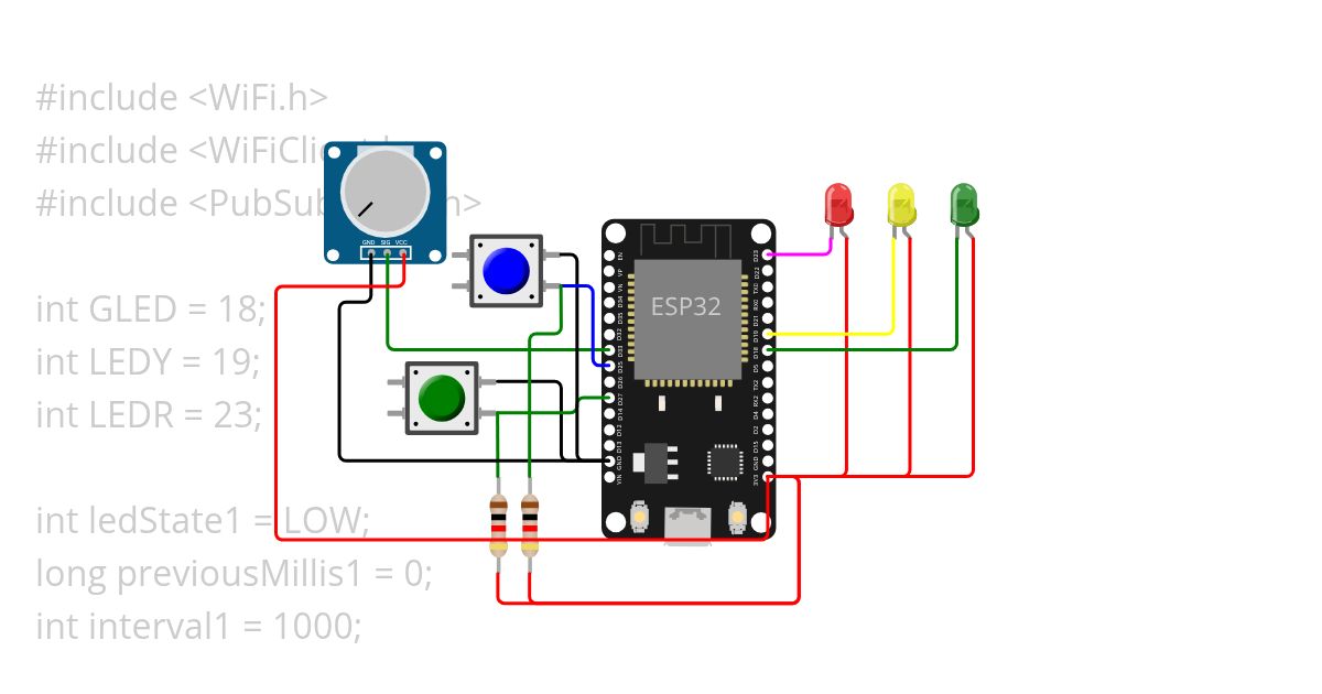 Lab6 Green LED switch simulation