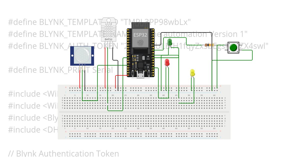 Smart Home Security Alarm project Version 2.0 Copy (2) simulation