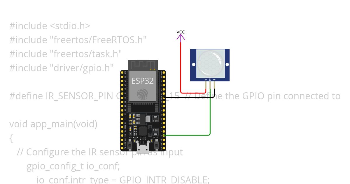 PIR SENSOR INTERN simulation