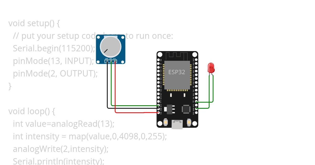 POTENTIOMETER INTERN simulation