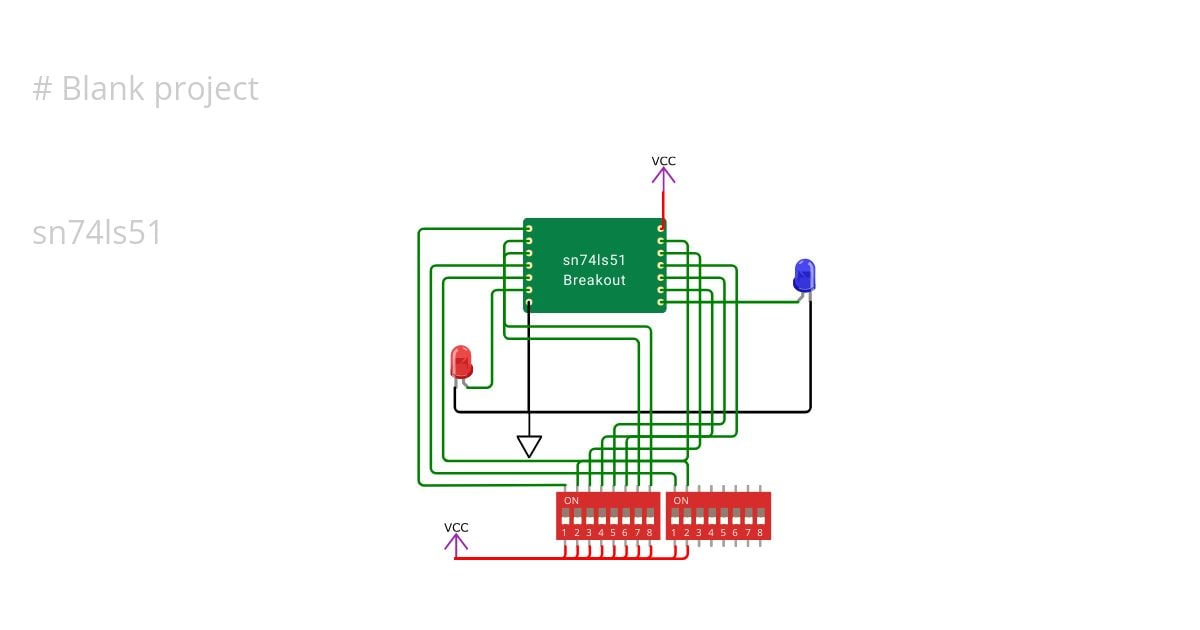 sn74ls51 simulation