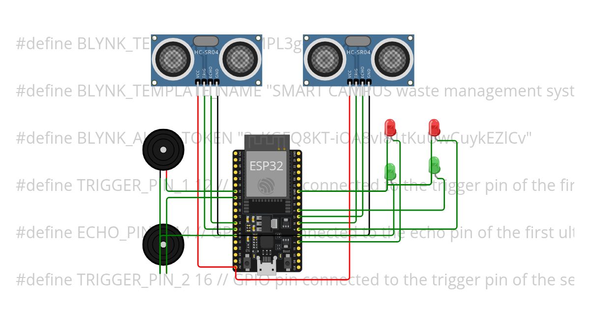 Create a Smart Industry/Healthcare monitoring system using either Pi or Arduino in Wowki/Thinkercad simulation