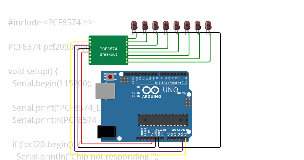 custom-chip-pcf8574 simulation