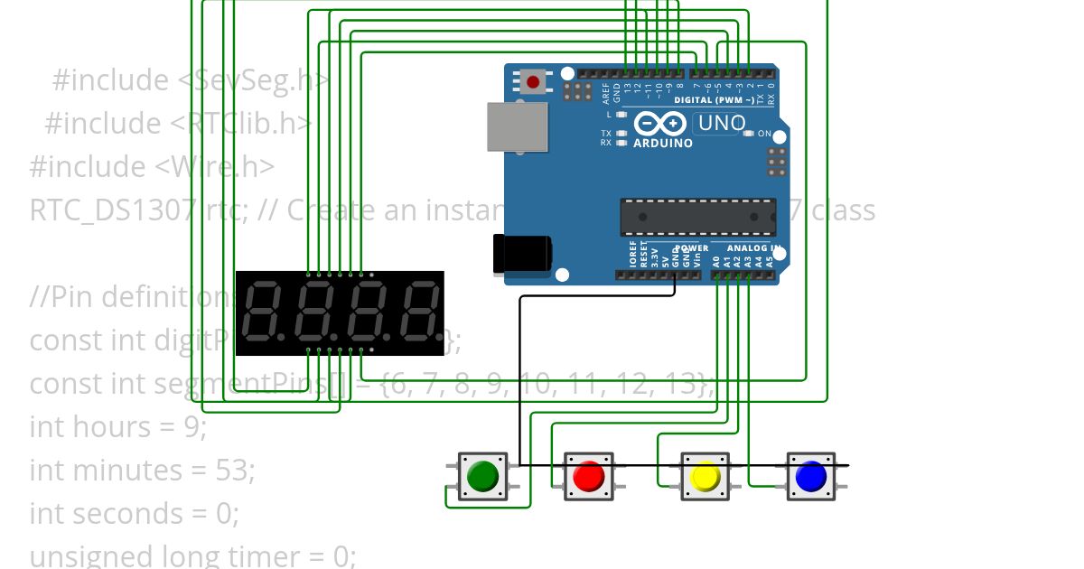 clock and timer simulation