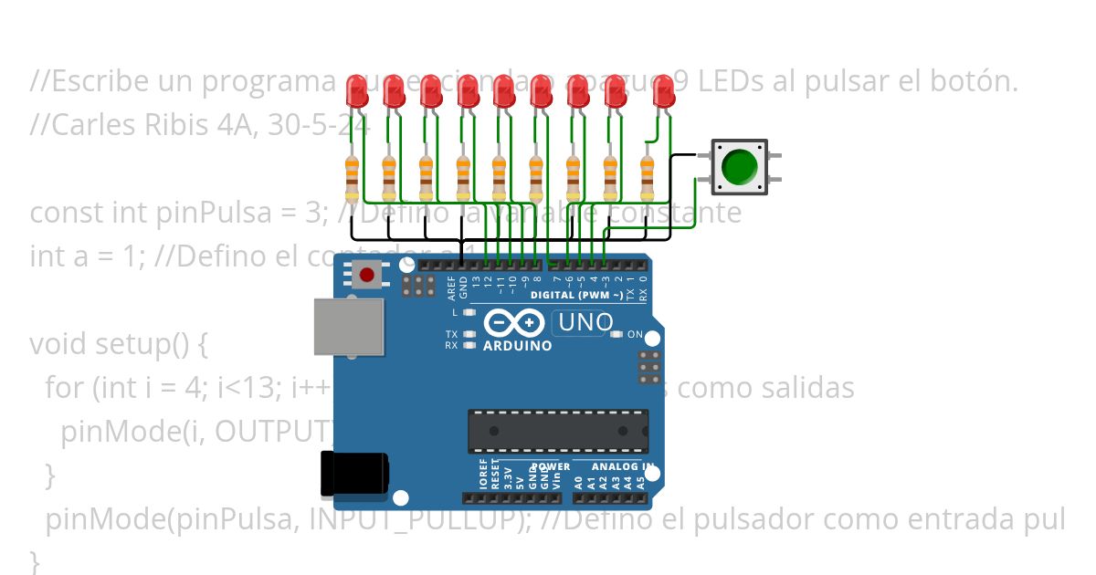 9 LEDS 1.1 simulation