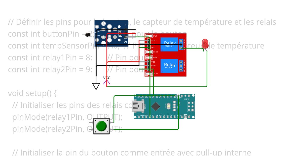Machine fumée avec temp simulation