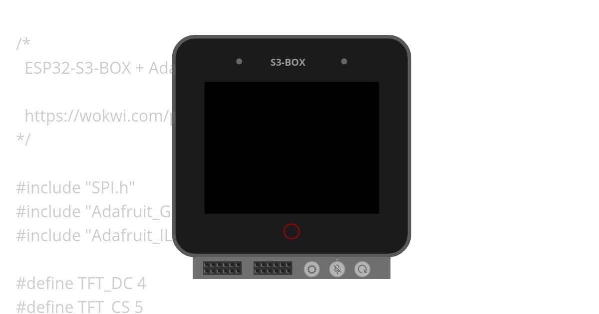 ESP32-S3-BOX Example simulation