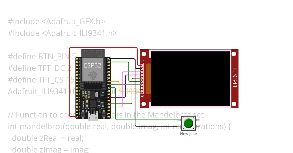 esp32-mandelbrot2 simulation