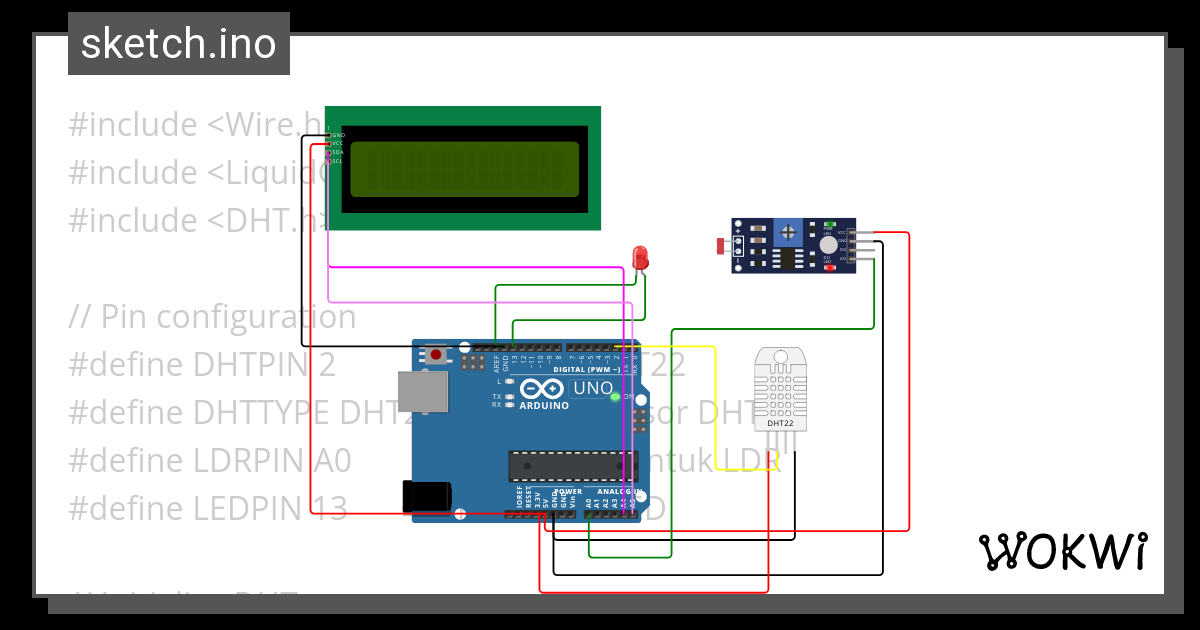 230219559_Eliezer Febryan Zuistiya_2 Sensor LDR&DHT22 + 1 LED + 1 LCD ...