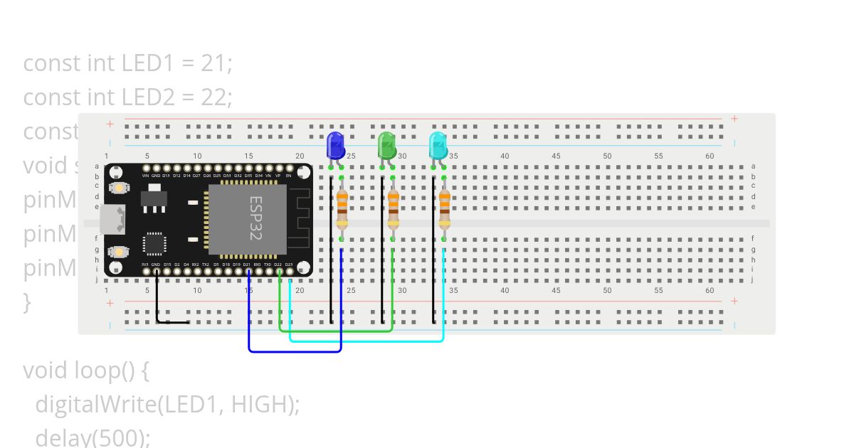 ESP32_Lab2_3_Traffic simulation